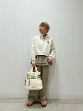 「ROSE BUD（ローズバッド）のアイテム」を使った、chihiroさん（レディース・153cm）の冬コーディネート