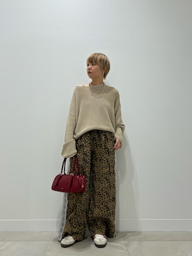 「UMBRO（アンブロ）のアイテム」を使った、chihiroさん（レディース・153cm）の春コーディネート