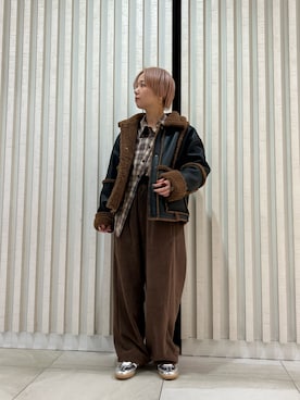 「ROSE BUD（ローズバッド）のアイテム（ジャケット/アウター）」を使った、chihiroさん（レディース・153cm）の冬コーディネート