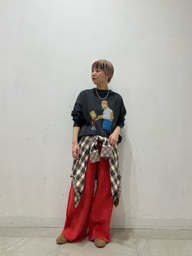 chihiroさん（レディース・153cm）の冬コーディネート