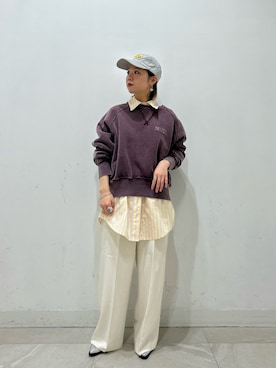 「ROSE BUD（ローズバッド）のアイテム（パンツ）」を使った、chihiroさん（レディース・153cm）の冬コーディネート