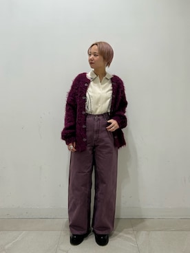 「STILMODA（スティルモーダ）のアイテム」を使った、chihiroさん（レディース・153cm）の冬コーディネート