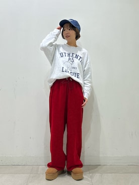 「UGG（アグ）のアイテム（ブーツ）」を使った、chihiroさん（レディース・153cm）の秋コーディネート