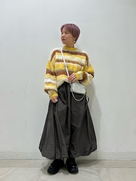 chihiroさん（レディース・153cm）の冬コーディネート