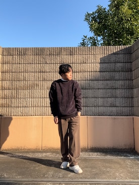 「アイテム（その他トップス）」を使った、HIROさん（メンズ・170cm）の冬コーディネート