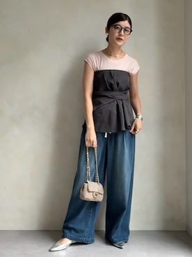 okochiさん（骨格ウェーブ・レディース・162cm）の夏コーディネート