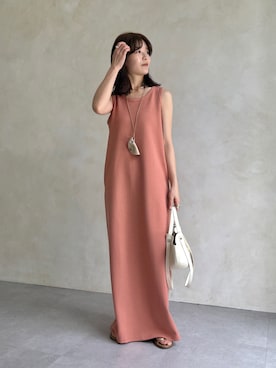 「DouDou（ドゥドゥ）のアイテム（アクセサリー）」を使った、okochiさん（レディース・162cm）の夏コーディネート