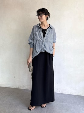 「DouDou（ドゥドゥ）のアイテム」を使った、okochiさん（レディース・162cm）の春コーディネート