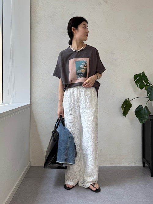 DOUDOU ワイドフォトTEE 未着用　最終お値下げ☆ DOUDOU ワイドフォトTEE 未着用 最終お値下げ☆ - メルカリ