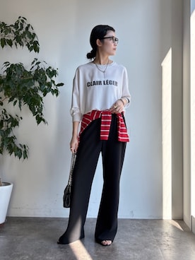 「DouDou（ドゥドゥ）のアイテム」を使った、okochiさん（レディース・162cm）の冬コーディネート