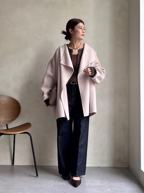 doudou 『毎年大人気！』ハンドメイドミドル丈コート 新色追加】【毎年大人気！】ハンドメイドミドル丈コート | DOUDOU