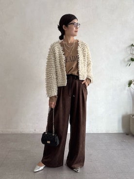 「アイテム（その他アウター）」を使った、okochiさん（レディース・162cm）の秋コーディネート