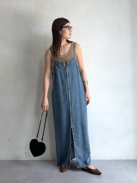 「キレイめコーデ」｜「アイテム（ブーツ）」を使った、okochiさん（レディース・162cm）の夏コーディネート