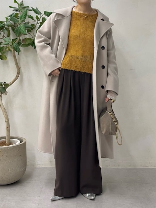 DouDou（ドゥドゥ）の「ダブルフェイスWロングコート（その他