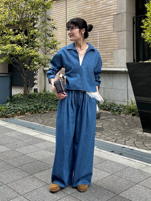インフルエンサーOKOCHI企画】スキッパーデニムシャツ（シャツ