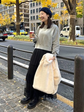 okochiさん(レディース・162cm)の冬コーディネート