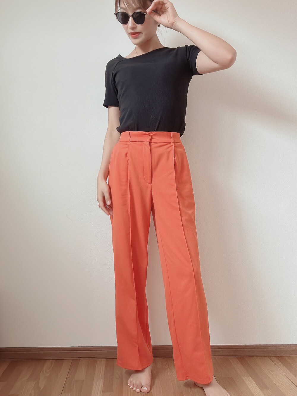 【夏の主役級パンツ♡】CHANEL ココビーチ オレンジパンツ 1688542110.jpg