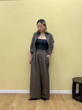 「GALLEST（ギャレスト）のアイテム」を使った、GALLEST  OFFICIALさん（レディース・159cm）の夏コーディネート