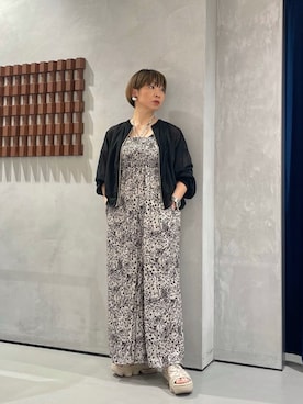 「チュール」｜「アイテム（オールインワン・サロペット）」を使った、GALLEST  OFFICIALさん（レディース・153cm）の夏コーディネート