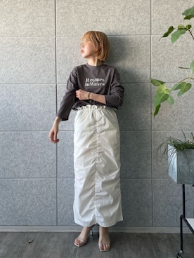 「タイトスカートコーデ」｜GALLEST  OFFICIALさん（レディース・160cm）の春コーディネート