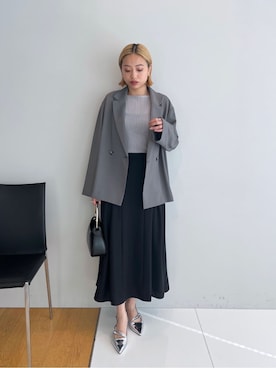 「GALLEST（ギャレスト）のアイテム」を使った、GALLEST  OFFICIALさん（レディース・159cm）の春コーディネート