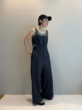 「ラメ」｜「アイテム（オールインワン・サロペット）」を使った、GALLEST  OFFICIALさん（レディース・158cm）の夏コーディネート