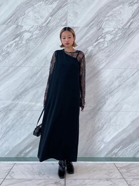 「GALLEST（ギャレスト）の◆スクエアスモールボストン（ハンドバッグ）」を使った、GALLEST  OFFICIALさん（レディース・159cm）の夏コーディネート