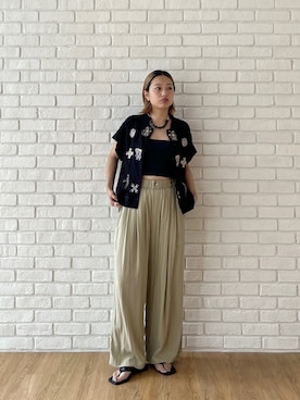 「GALLEST（ギャレスト）のアイテム」を使った、GALLEST  OFFICIALさん（レディース・159cm）の夏コーディネート