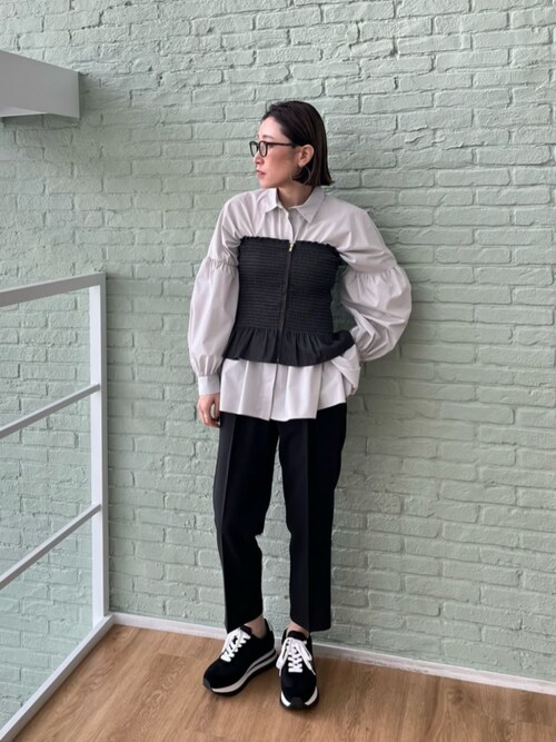aoi Molly Goddard シャーリングタフタビスチェ