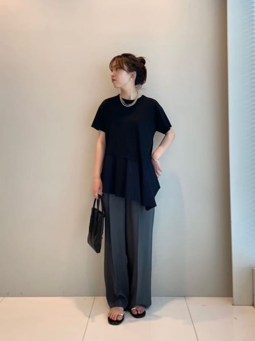 GALLEST / ギャレスト アシンメトリぺプラムトップス アシンメトリぺプラムトップス（カットソー） | GALLEST