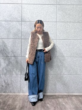 「GALLEST（ギャレスト）のアイテム（ハンドバッグ）」を使った、GALLEST  OFFICIALさん（レディース・159cm）の秋コーディネート