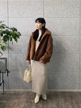 「ニットアップ」｜GALLEST  OFFICIALさん（レディース・160cm）の秋コーディネート