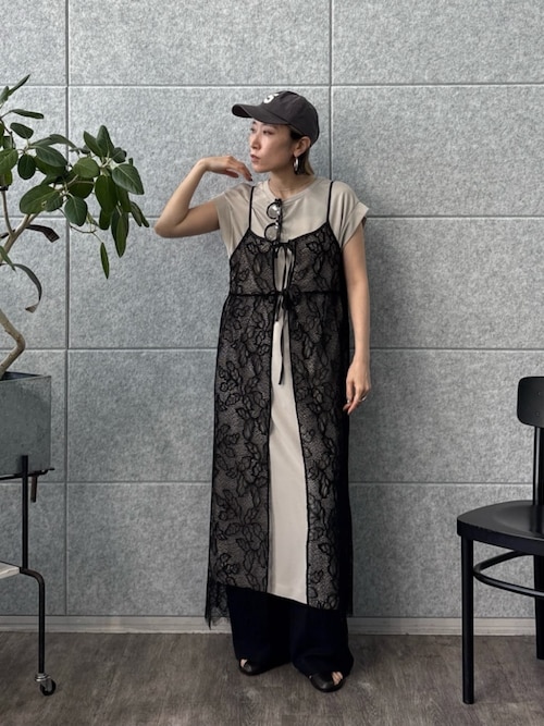 GALLEST ボタニカル レース ジレ ワンピース ボタニカルレースジレ（キャミワンピース） | GALLEST