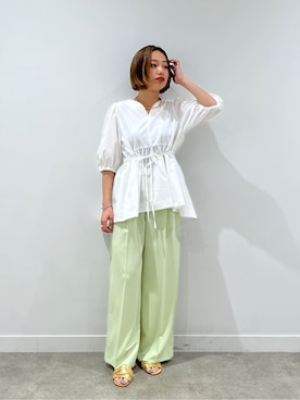 「GALLEST（ギャレスト）のアイテム」を使った、GALLEST  OFFICIALさん（レディース・159cm）の春コーディネート