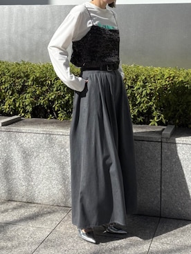 「ロンt」｜GALLEST  OFFICIALさん（レディース・158cm）の春コーディネート