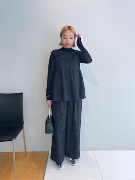 「GALLEST（ギャレスト）のアイテム」を使った、GALLEST  OFFICIALさん（レディース・159cm）の冬コーディネート