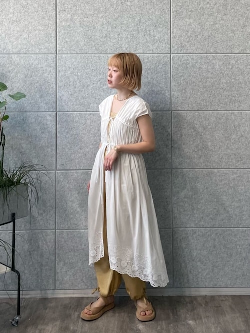 セール】コットンレースワンピース（ワンピース）｜GALLEST