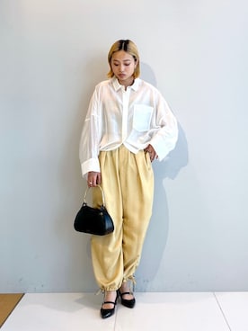 「GALLEST（ギャレスト）のアイテム」を使った、GALLEST  OFFICIALさん（レディース・159cm）の春コーディネート