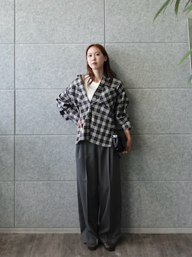 「GALLEST（ギャレスト）のアイテム」を使った、GALLEST  OFFICIALさん（レディース・162cm）の夏コーディネート