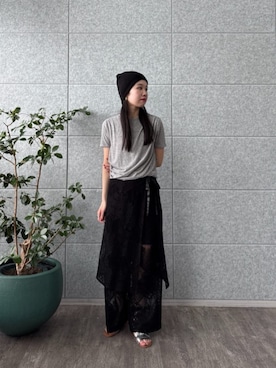 「ラップスカート」｜GALLEST  OFFICIALさん（レディース・165cm）の夏コーディネート