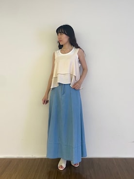 GALLEST  OFFICIALさん（レディース・160cm）の夏コーディネート