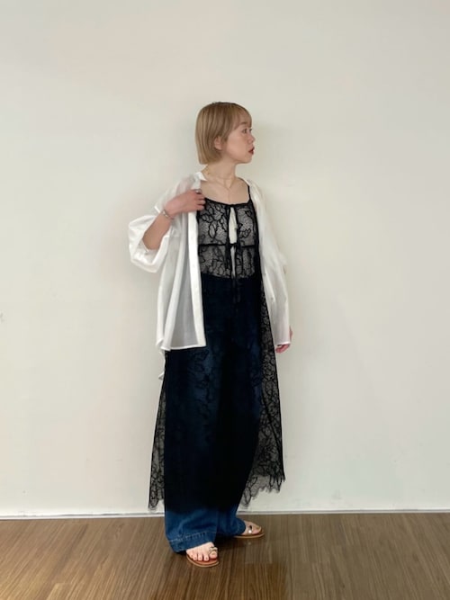 GALLEST ボタニカル レース ジレ ワンピース INDIVI GALLEST ワンピース ボタニカルレースジレ : ZOZOTOWN