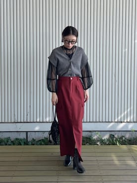 GALLEST  OFFICIALさん（レディース・158cm）の秋コーディネート