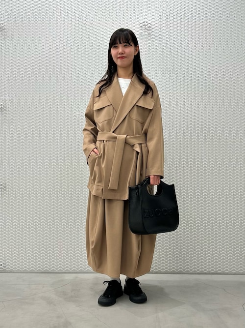 シュリンクBAG / バッグ / ズッカ ZUCCa ブラウン 茶色 合皮