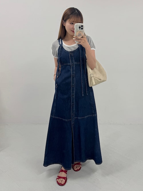 クロップドリボンリンガーTシャツ