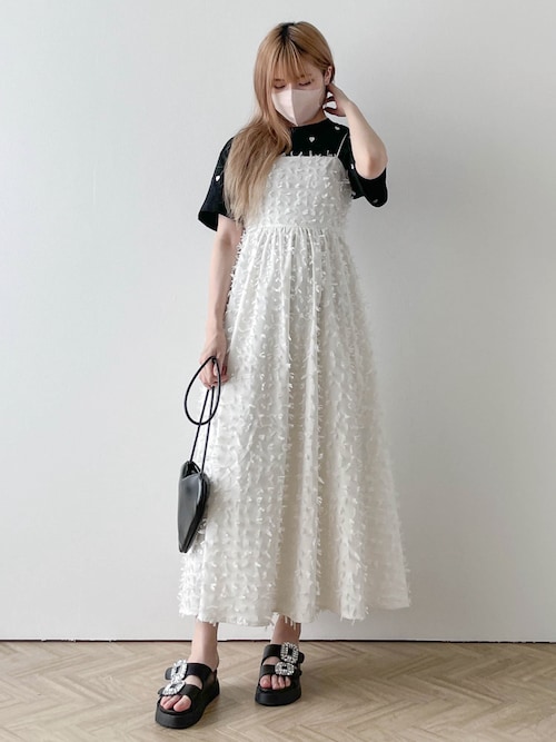 mikuさん×Erikaさんコラボ》リボンデザインキャミワンピ（ワンピース