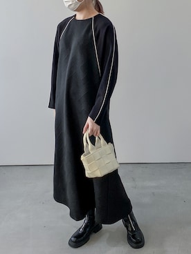 「アイテム（ワンピース/ドレス）」を使った、yuiさん（レディース・164cm・20代）の秋コーディネート