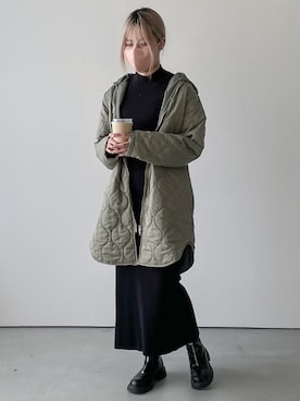 「ハイトーンカラー」｜「アイテム（ジャケット/アウター）」を使った、yuiさん（レディース・164cm）の冬コーディネート