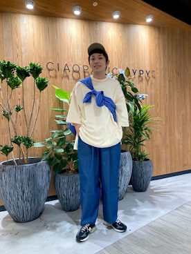 「COBRA CAPS（コブラキャップス）のアイテム」を使った、しょーへーさん（メンズ・175cm）の夏コーディネート