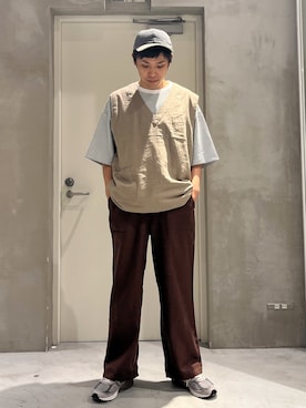 「COBRA CAPS（コブラキャップス）のアイテム」を使った、しょーへーさん（メンズ・175cm）の夏コーディネート